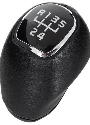 Kia venga 09-15 ручка перемикання передач чорна шкіра 5 передач