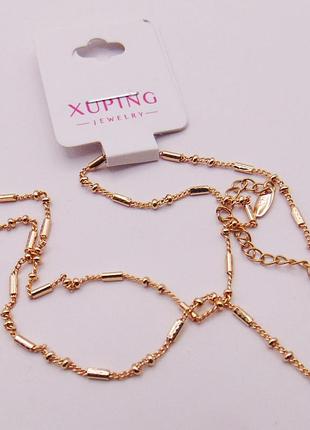 Цепочка из медицинского сплава xuping 45 см с удлинителем xp109
