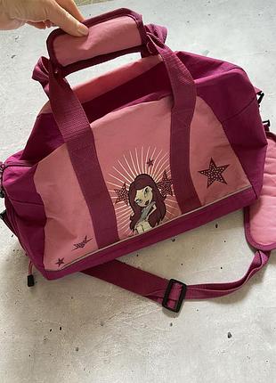 Рожева дорожня спортивна сумка bratz