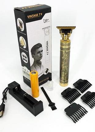 Мужской набор для стрижки волос беспроводной vintage беспроводная машинка для стрижки дома ym-25
