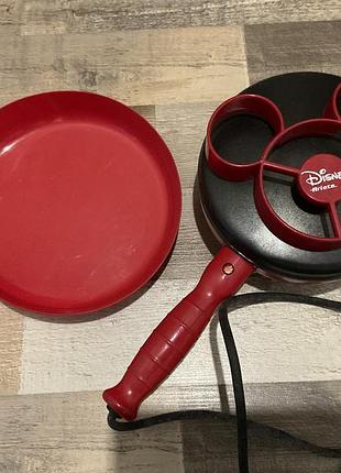 Электрическая пастельня Mariete серии disney, для приготовления блинов в виде микки мауса.
