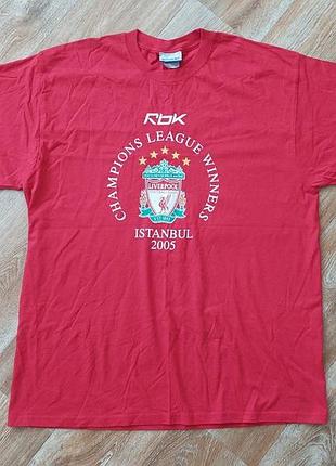 Мужская футболка reebok liverpool 2005 champions league winners