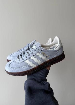 👟 кеди adidas handball spezial light grey /blue/off white        / наложка bs👟