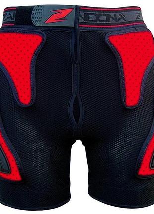 Захисні мото шорти zandona cross shorts pro black