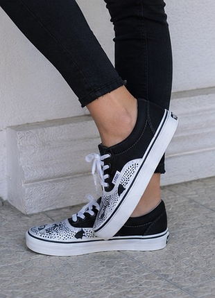 Текстильні кеди vans old skool з космічним принтом 🚀