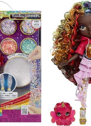 Кукла rainbow high rainbow shimmers with slime iris рейнбоу хай айрис со слизью слаймом радужные блики