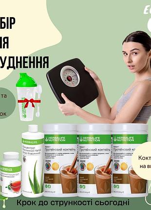Набор для похудения (с коктейлями на выбор) гербалайф herbalife