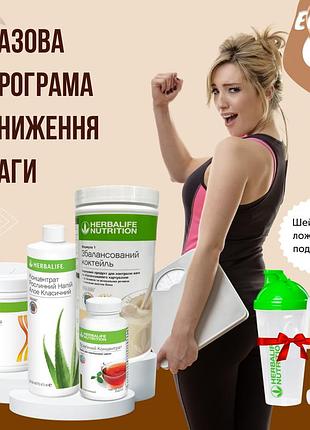 Базова програма схуднення гербалайф herbalife (+ шейкер та ложка у подарунок )