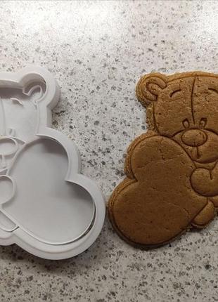Форма отруби для пряников и печенья " teddy" | формочки для теста набор | большие размеры