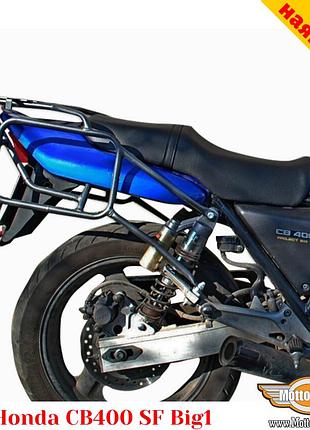 Honda cb400sf big1 цельносварная багажная система для текстильных сумок