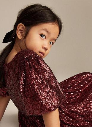 Нарядное платье h&amp;m на 7-8 лет