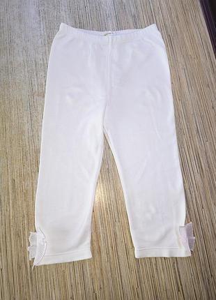 Білі лосинки р.  92-98