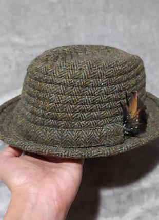 Failsworth (s) harris tweed orkney trilby hat  твідова шапка