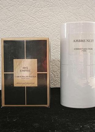 Carolina herrera iris empire dior ambre nuit 125мл
