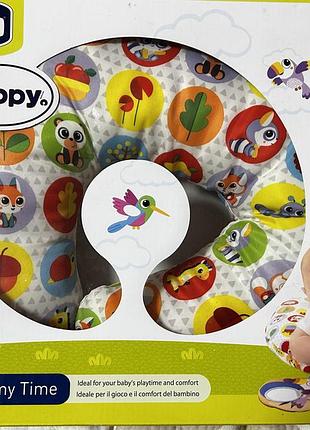 Подушка-підтримка chicco boppy для малюків 2–9 місяців.