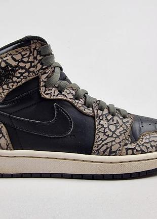 Jordan 1 retro high black elephant
