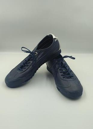 👟 кроссовки onitsuka tiger mexico 66 sd в полностью темно-синем цвете 39 размер (unisex) 025