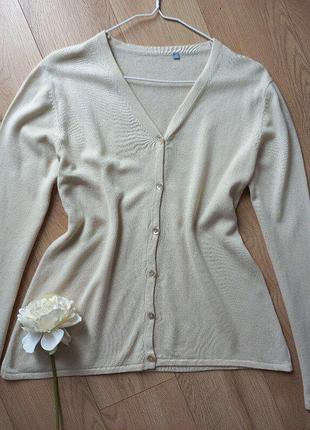 Кардиган 55% silk 45% cashmere m-l размер