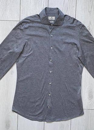 Чоловіча бавовняна сорочка  hackett mayfair slim fit size m