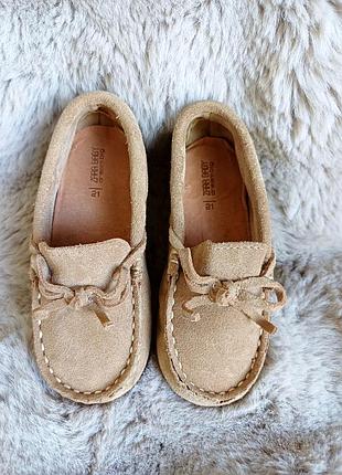 Дитячі мокасини zara baby 21 розміру