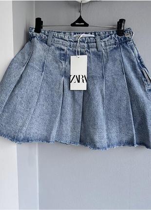 Спідниця джинсова теніска zara