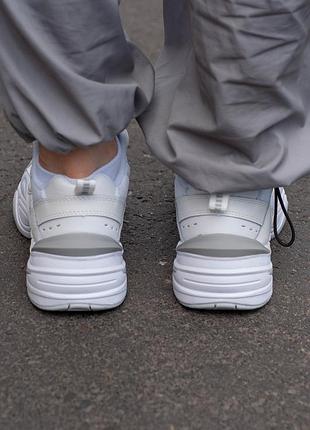 Nike m2k tekno white big swoosh