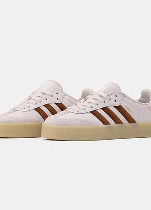 Кроссовки adidas samba pink black