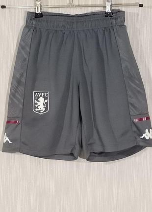 Дитячі/підліткові спортивні шорти (зріст 152, 12 років) kappa gara x aston villa fc сірі