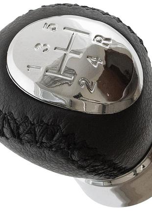 Mazda 3 bk 03-08 ручка кпп чорна шкіра 5 передач 12 mm 323/323f