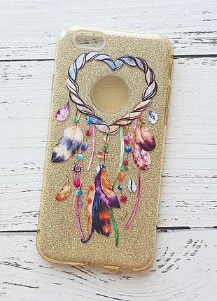 Чехол для iphone 6, iphone 6s силиконовый, пластиковый, золотистый, hoco