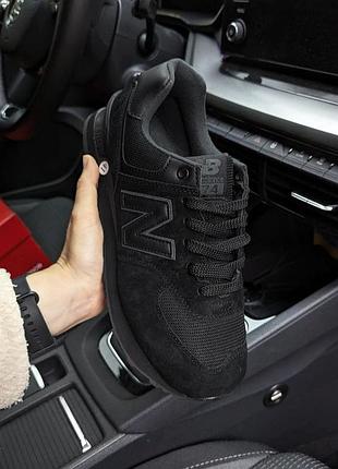 Чоловічі кросівки new balance 574 чорні