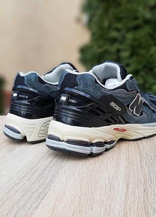 New balance 1906d protection pack сірі з синім