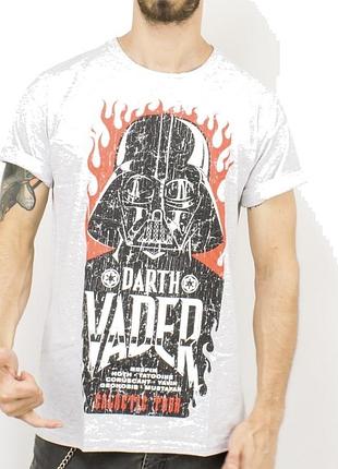 Star wars • сіра футболка darth vader • розмір 3xl