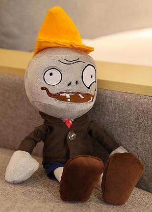 Мягкая игрушка plants vs zombies зомби с конусом 30 см растения против зомби