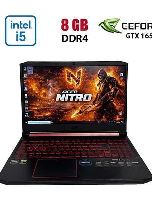 Ігровий ноутбук acer nitro 5 an515-43 / 15.6" (1920x1080) ips / amd ryzen 5 3550h (4 (8) ядра по 2.1 - 3.7 ghz) / 8 gb ddr4 / 512