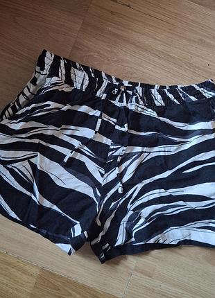 Шорти жіночі льон/віскоза від h&m, розмір м
