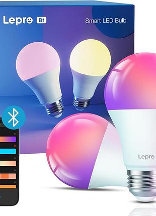 Led лампа lepro b1 ai bluetooth rgbww с ai управлением, голосовым управлением, синхронизацией музыки и регулировкой яскров