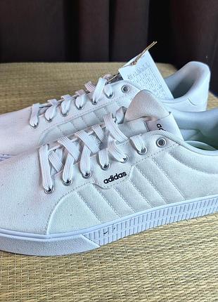 Оригинальный 100% мужские кеды аdidas daily 3.0 eco cloud white for sale (размер 46-29,5см)