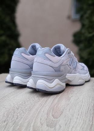 New balance 9060 свет серые с розовым