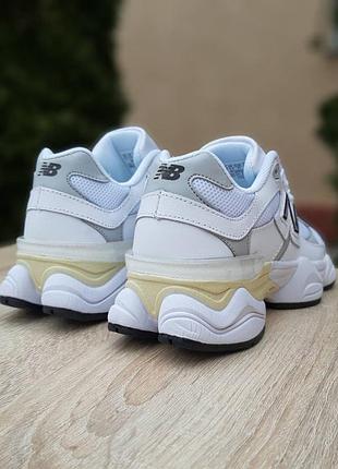 New balance 9060 белые (серая n)