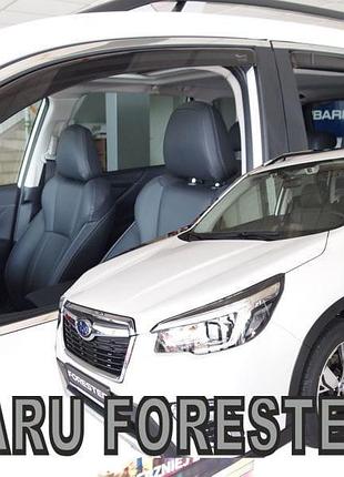 Дефлектори вікон вітровики subaru forester 5d 18-24 вставні 4шт heko субару форестер