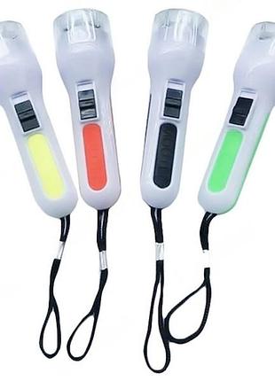 Фонарик светодиодный stenson wep10127-5 1led 9.6см (без батареек 3шт*табл) 48 шт/уп