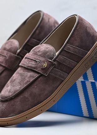 Замшеві  лоферы adidas originals handball spezial в кольорах