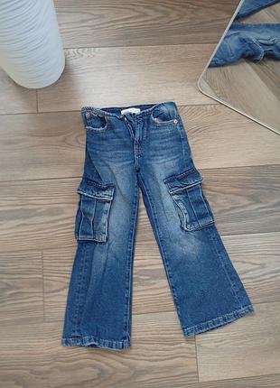 Джинсы на девочку zara 116 см