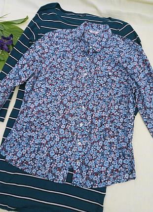 Батистовая блуза,рубашка,46-48разм,m&s