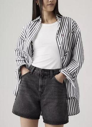 Шорти levi’s сірі /шорти бермуди