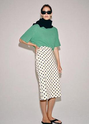 Юбка-карандаш zw collection в горошек