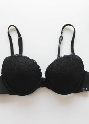 Черный бюстгальтер с пуш ап esprit, 75b/34b