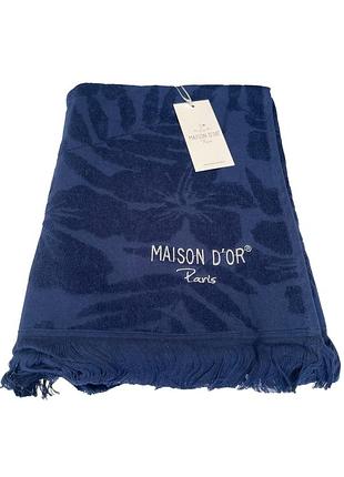 Рушник maison dor hawaii navy махрове 85-150 см синій