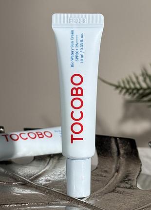 Увлажняющее солнцезащитное молочко tocobo bio watery sun cream spf50 (10 ml) mini